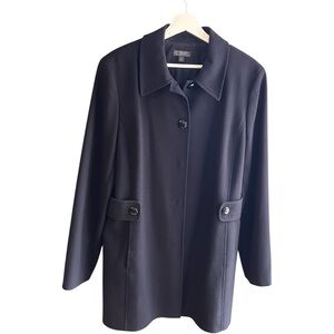 Classiques Entier vintage black overcoat Sz 16